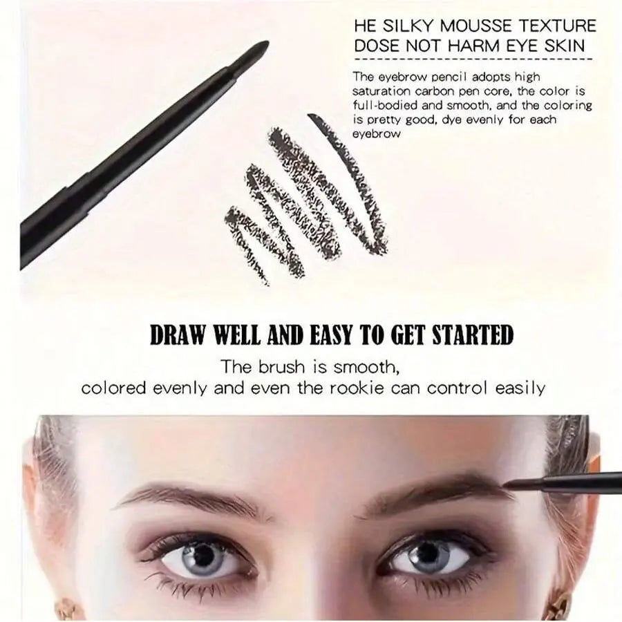 3-Piece Waterproof Eyeliner Pencil Set