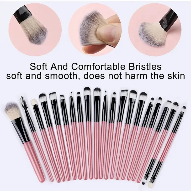 20-Piece Makeup Brush Set