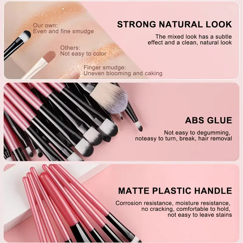 20-Piece Makeup Brush Set