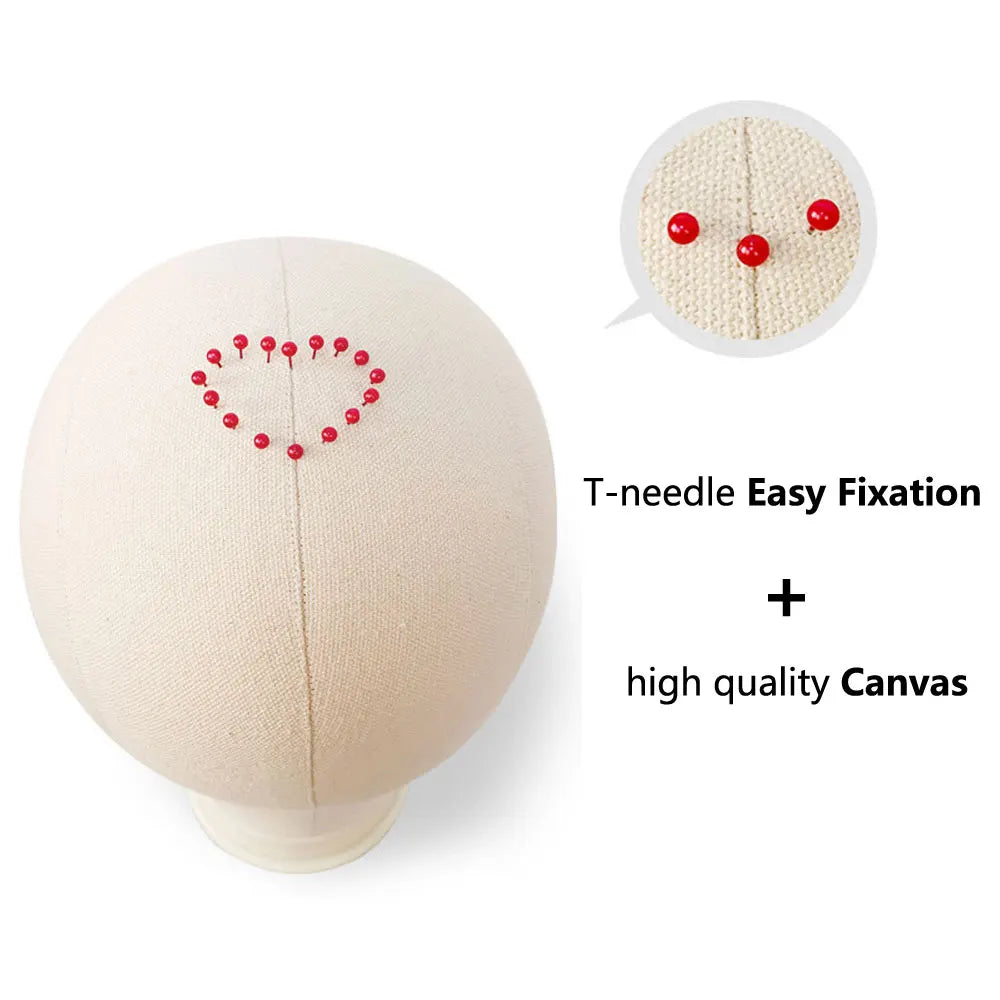 Pro Canvas Wig Head Set
