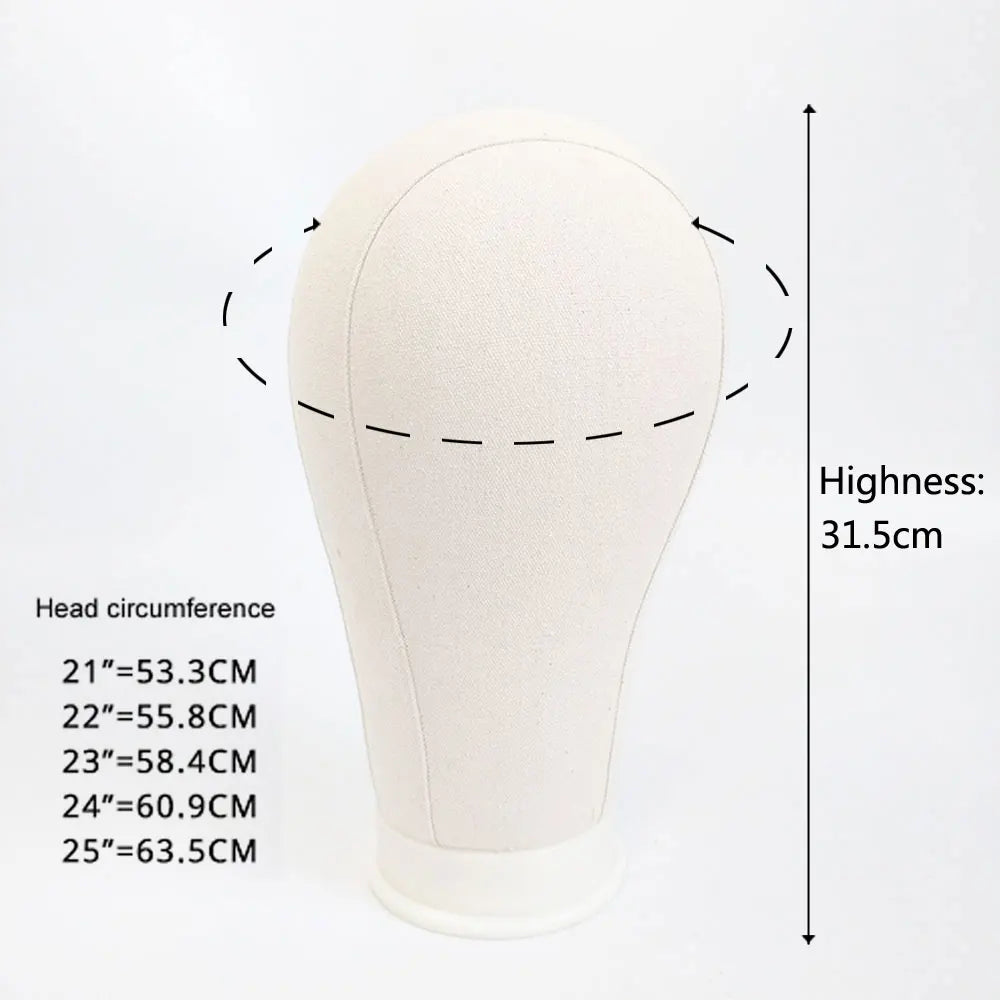 Pro Canvas Wig Head Set