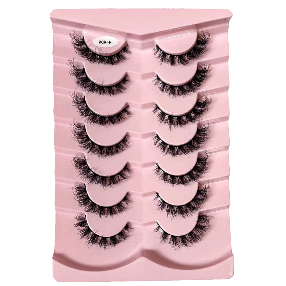 7-Pair Wispy Faux Mink Strip Lash Set