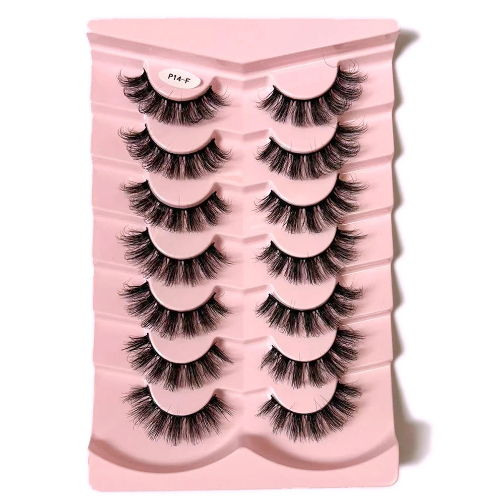 7-Pair Wispy Faux Mink Strip Lash Set