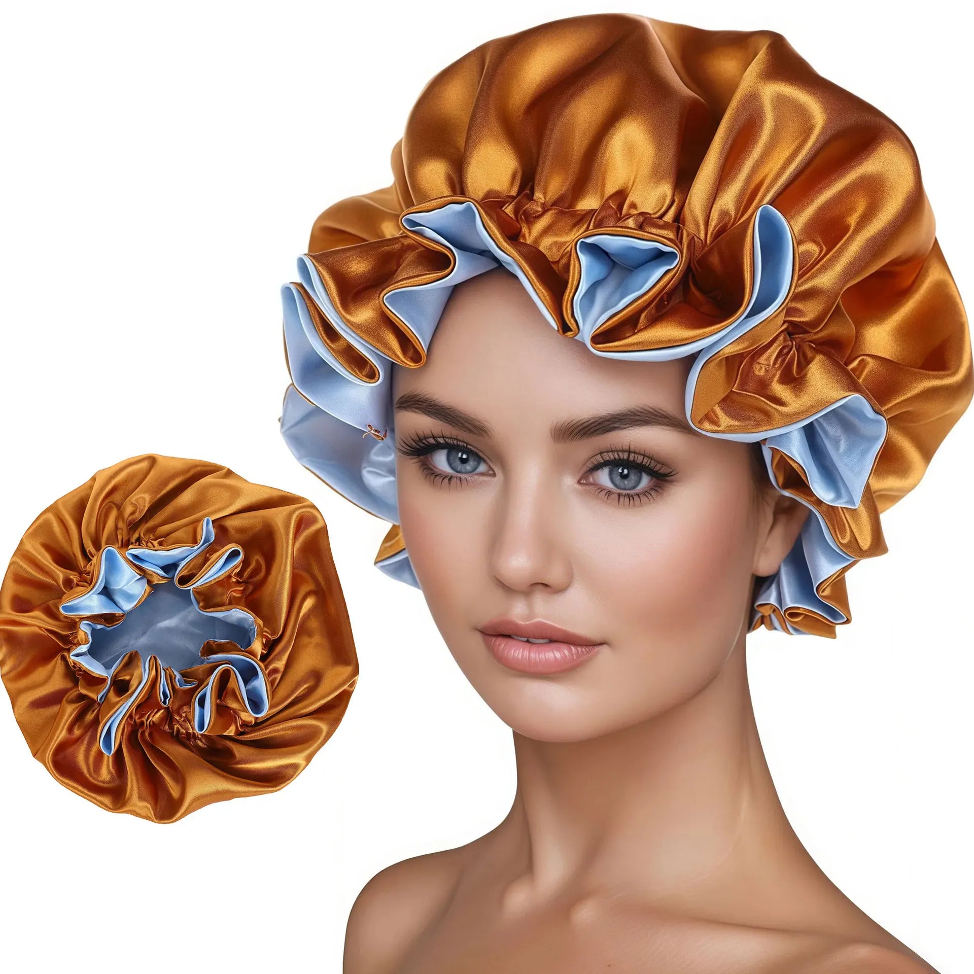 Reversible Satin Bonnet