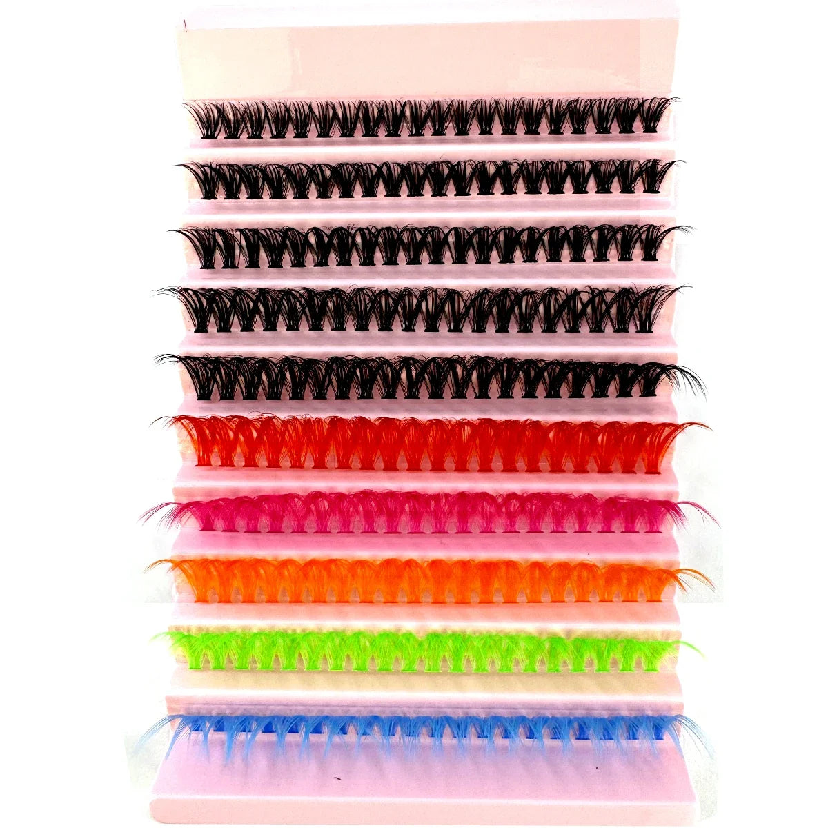 120-Piece Colored DIY Lash Cluster Kit