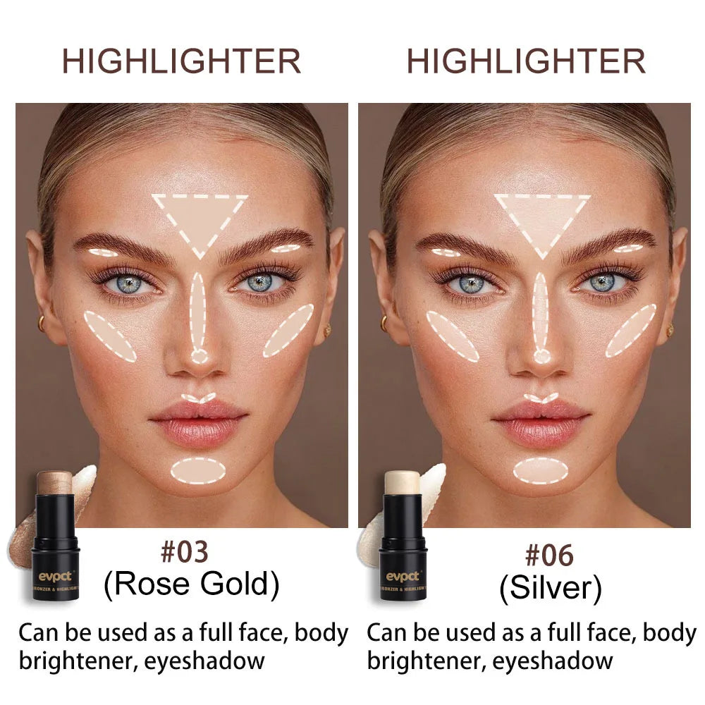 Multi-Use Contour, Blush &amp; Highlighter Stick