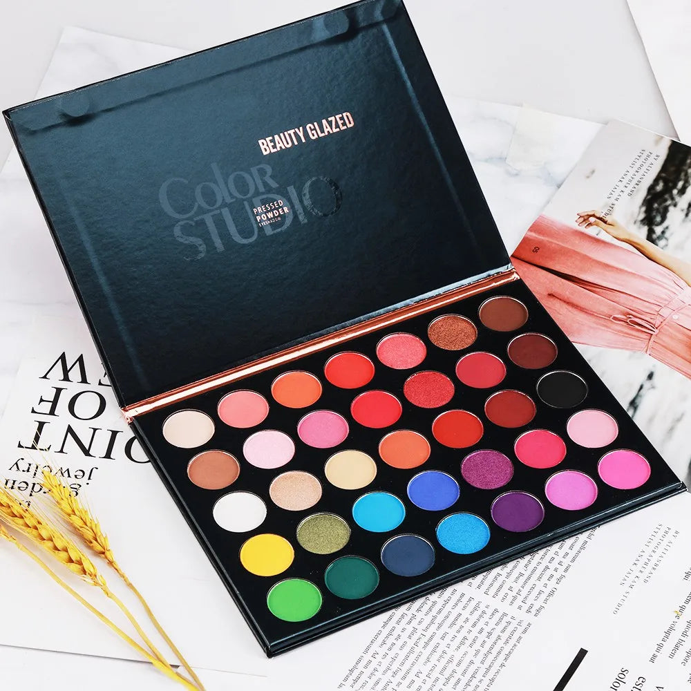 35 Color Matte &amp; Shimmer Eyeshadow Palette