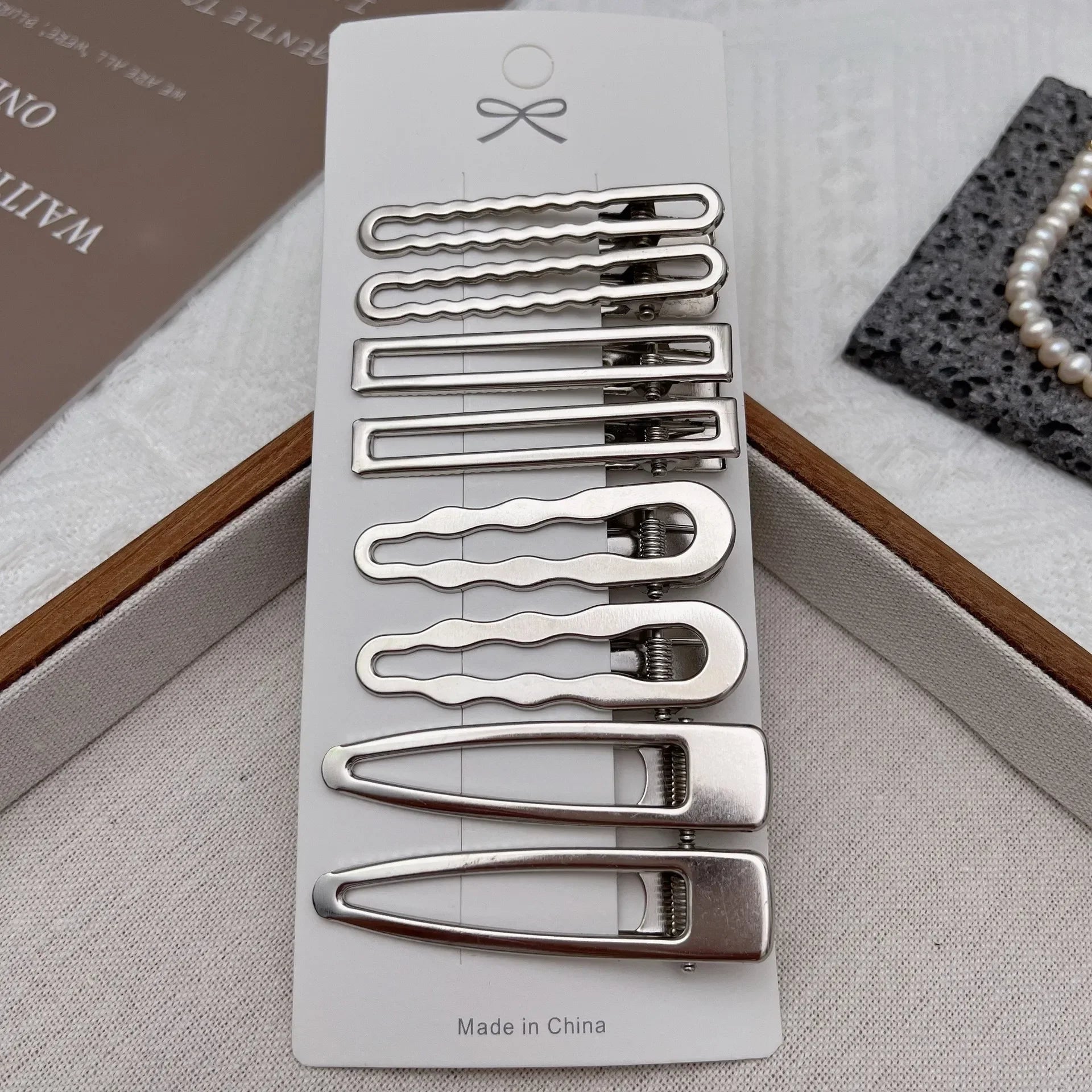 Metal Hair Clip Set