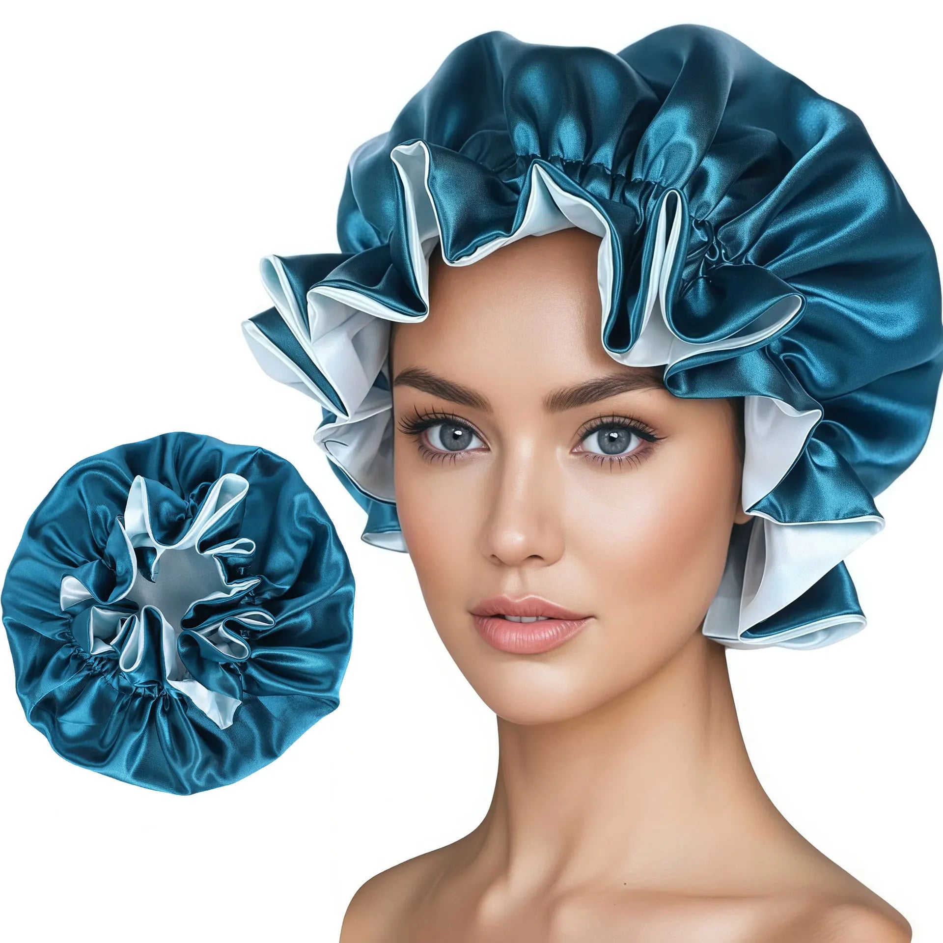 Reversible Satin Bonnet