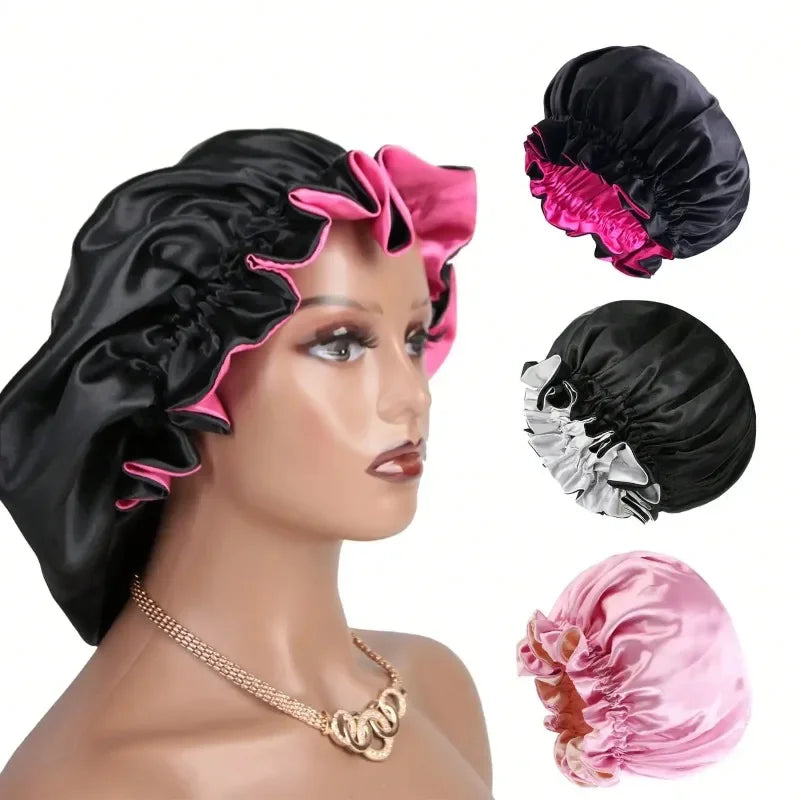 Reversible Satin Bonnet