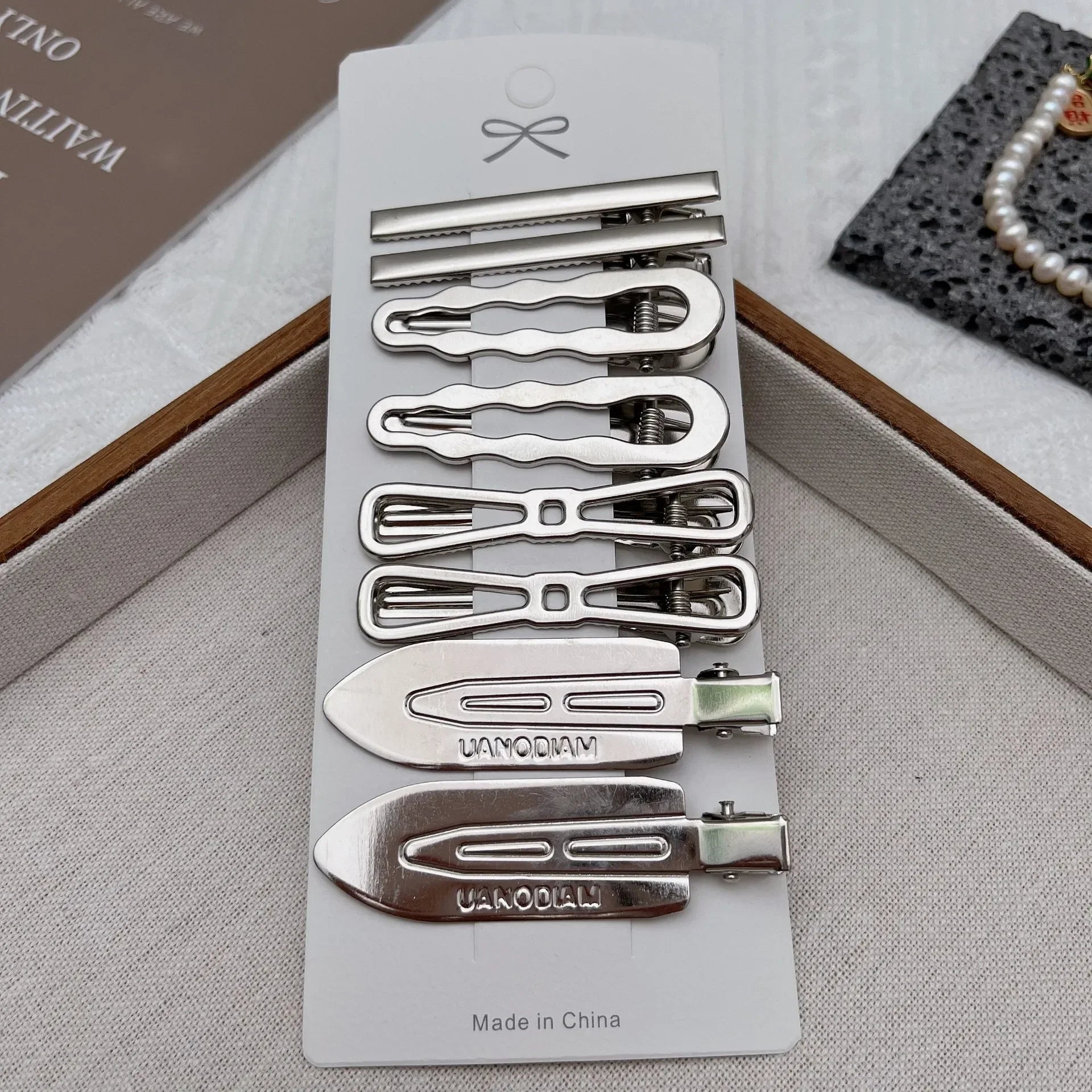 Metal Hair Clip Set