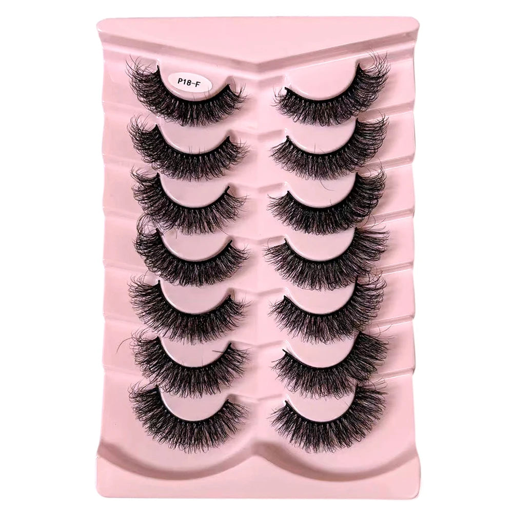 7-Pair Wispy Faux Mink Strip Lash Set