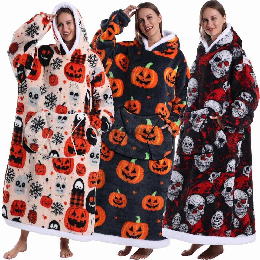 Halloween Oversized Wearable Blanket