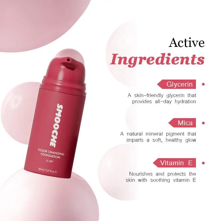 Adaptive Tone Color-Changing Foundation