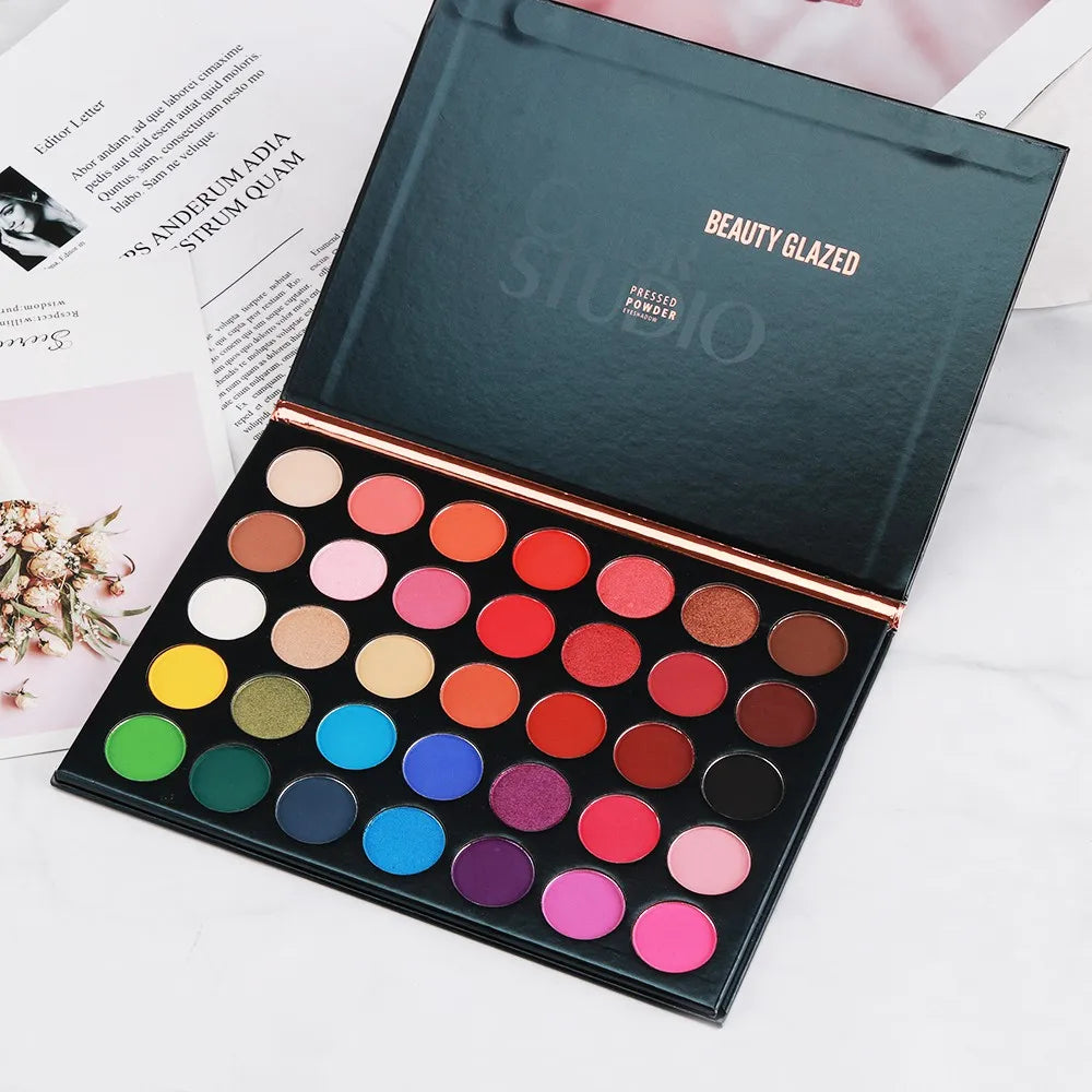 35 Color Matte &amp; Shimmer Eyeshadow Palette