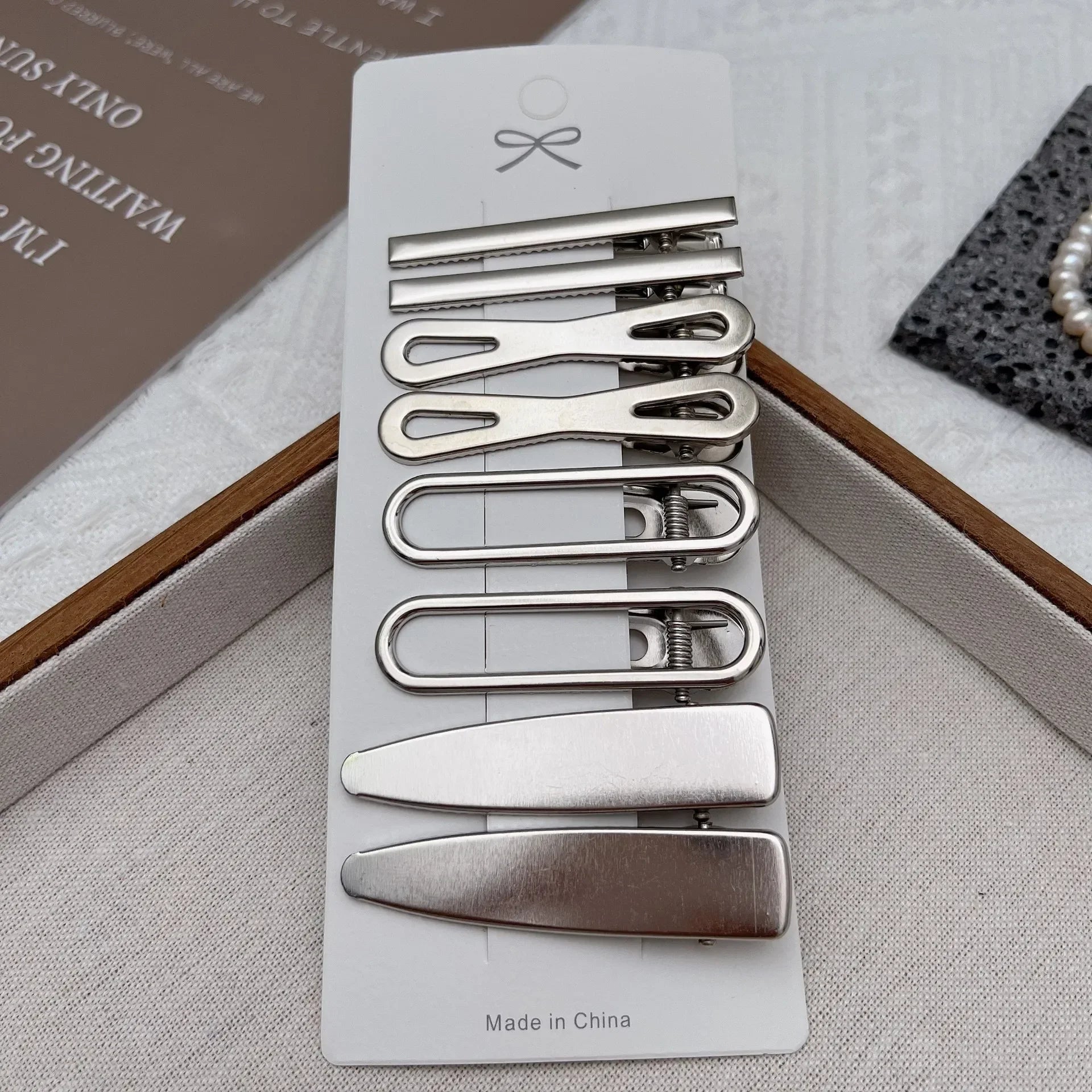Metal Hair Clip Set