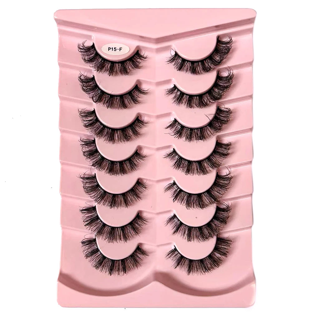 7-Pair Wispy Faux Mink Strip Lash Set