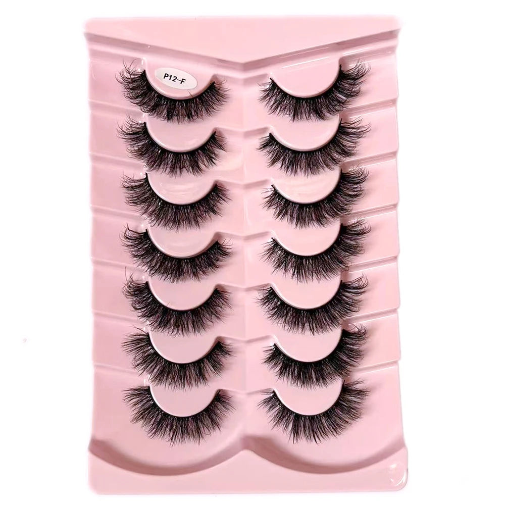 7-Pair Wispy Faux Mink Strip Lash Set