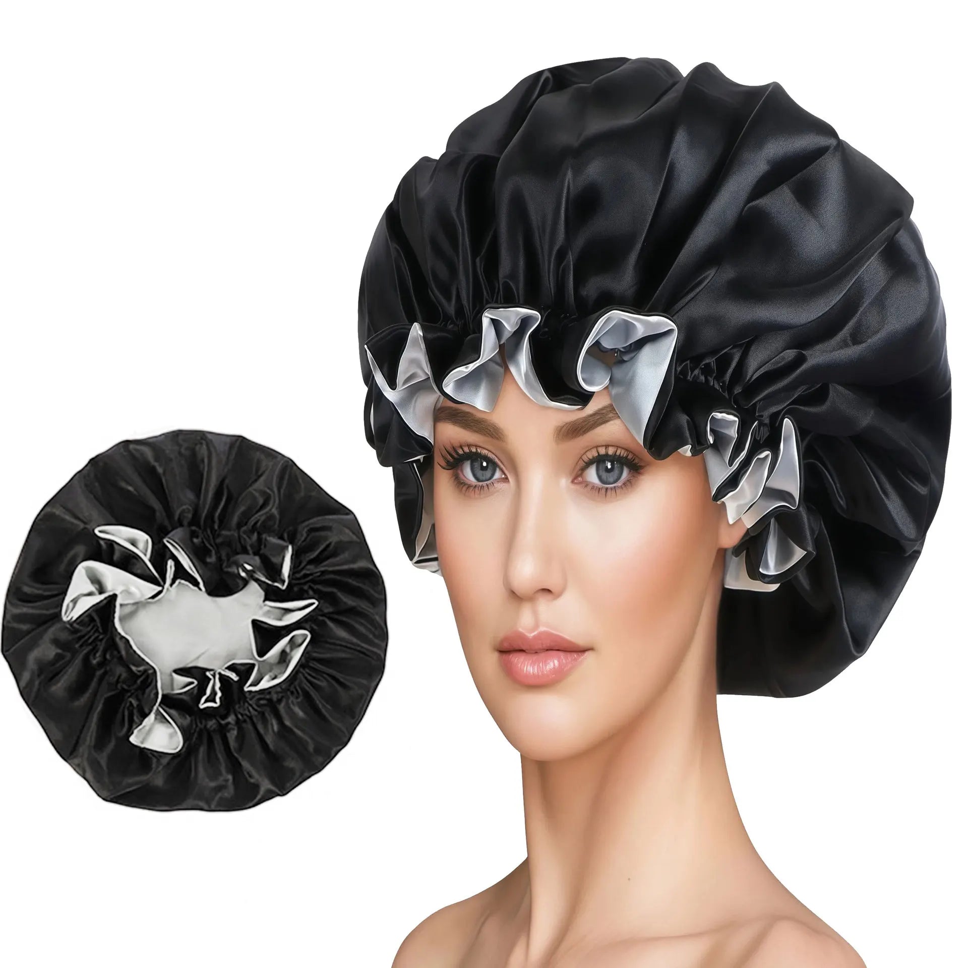 Reversible Satin Bonnet
