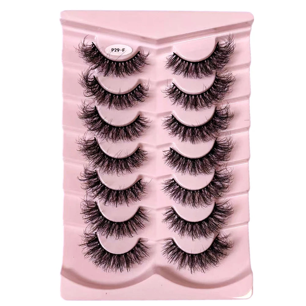 7-Pair Wispy Faux Mink Strip Lash Set