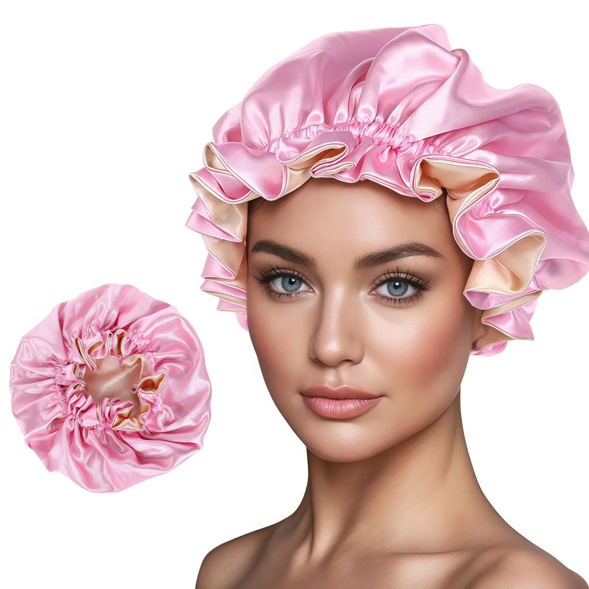 Reversible Satin Bonnet