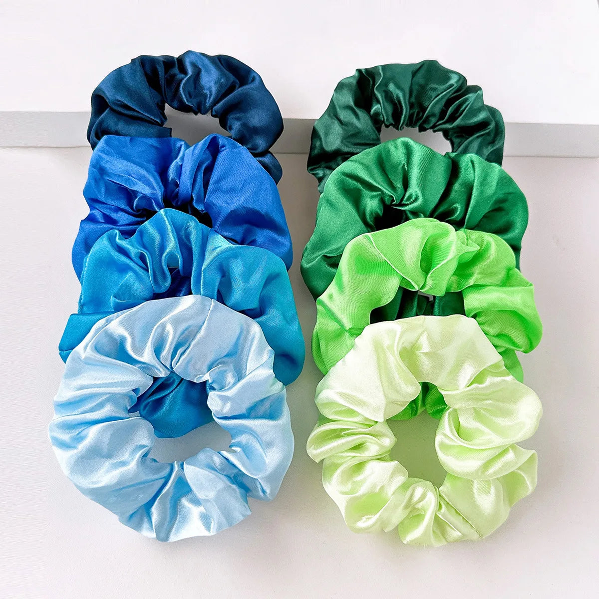 8-Piece Elastic Hair Scrunchie Set