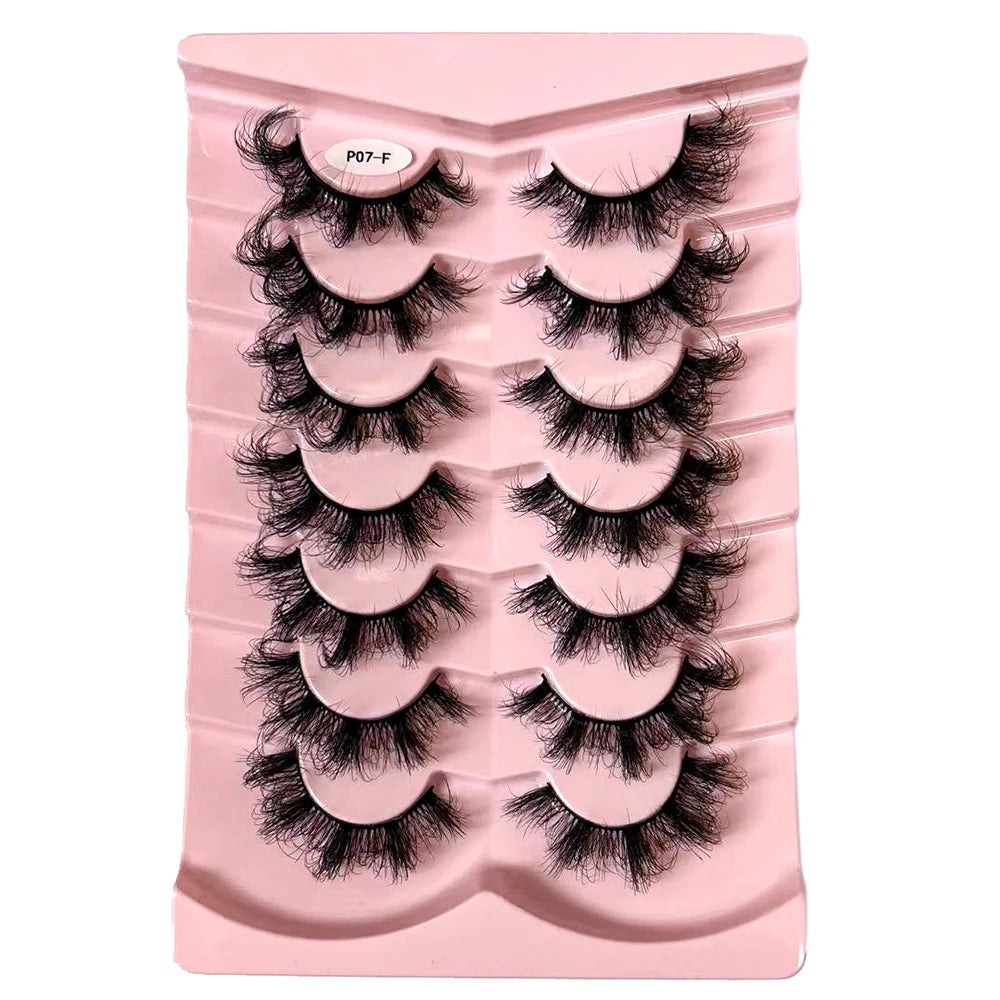 7-Pair Wispy Faux Mink Strip Lash Set