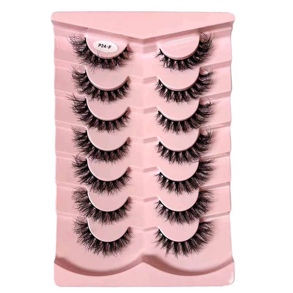 7-Pair Wispy Faux Mink Strip Lash Set