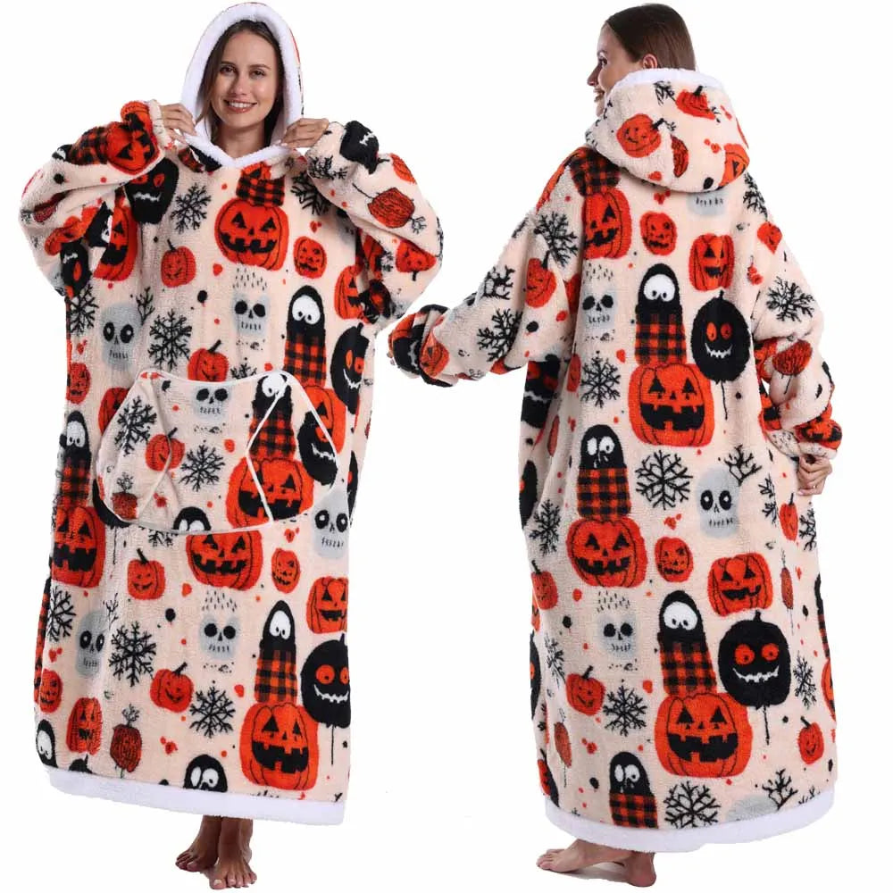 Halloween Oversized Wearable Blanket