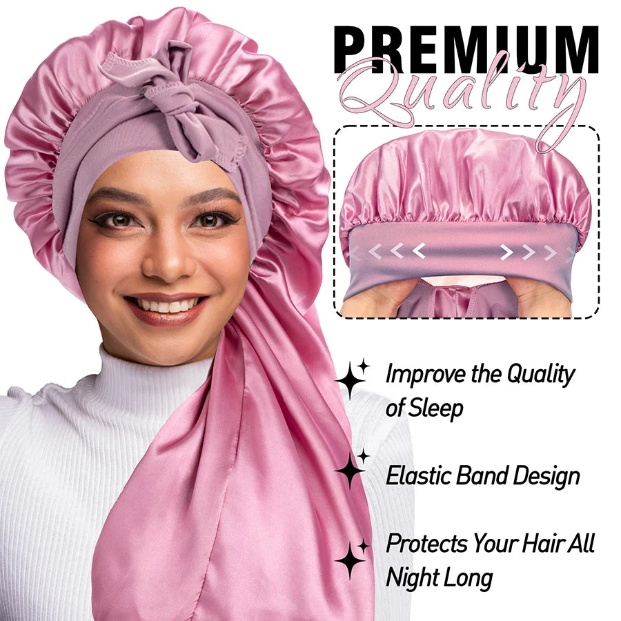 XL Satin Bonnet