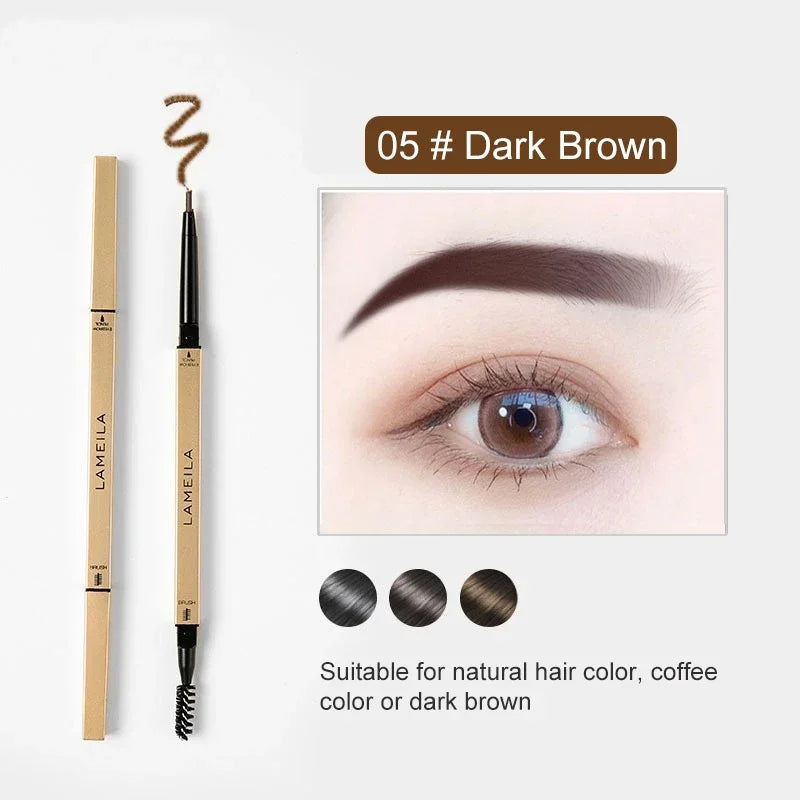 Double-Ended Waterproof Eyebrow Pen