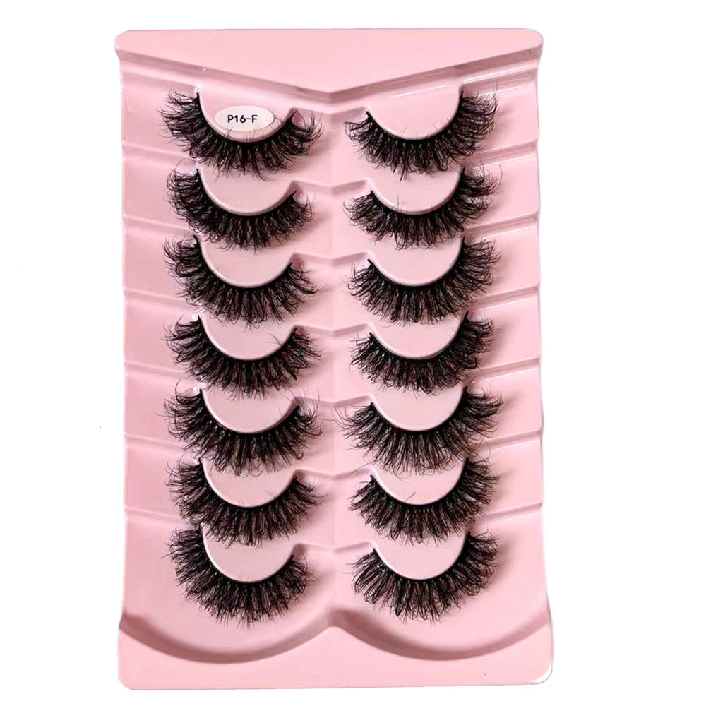 7-Pair Wispy Faux Mink Strip Lash Set