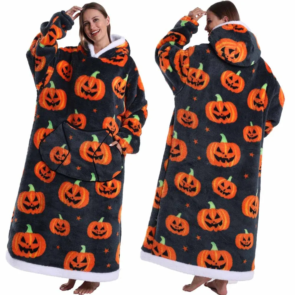 Halloween Oversized Wearable Blanket