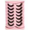 7-Pair Wispy Faux Mink Strip Lash Set