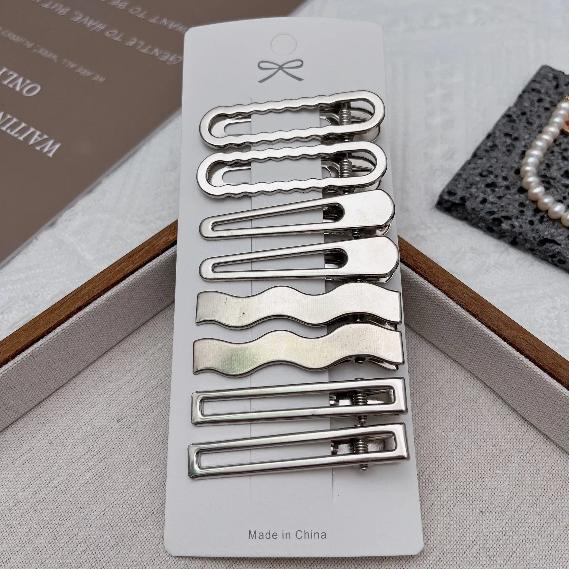 Metal Hair Clip Set