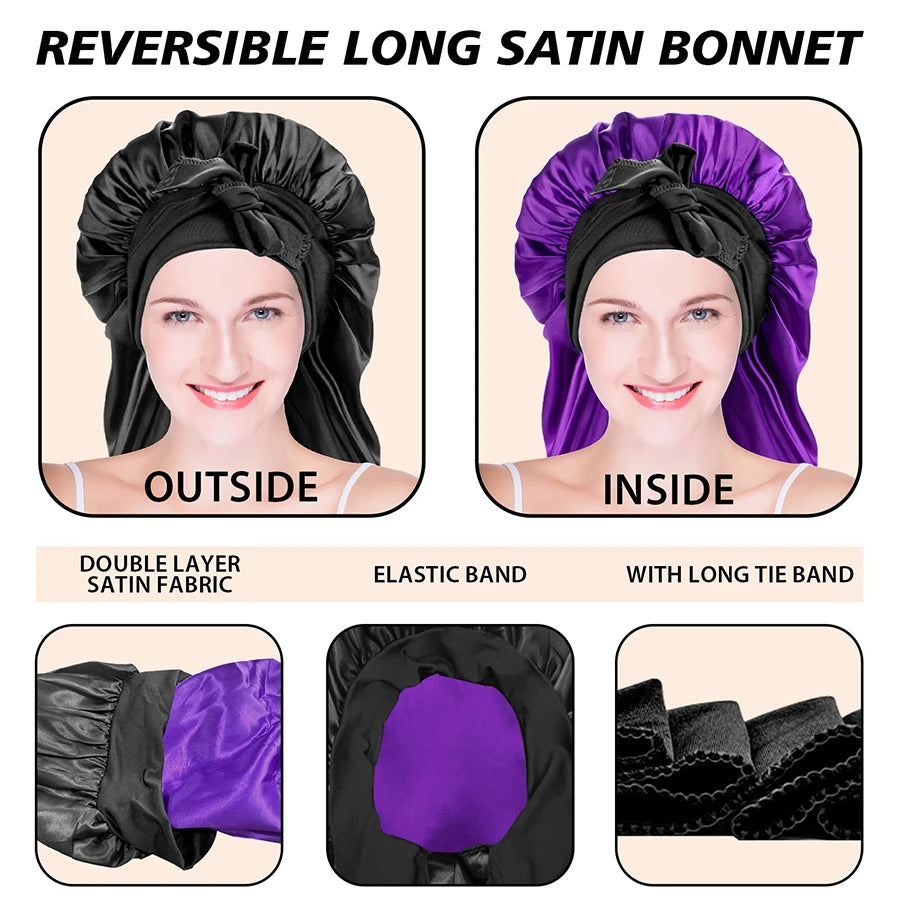 XL Satin Bonnet