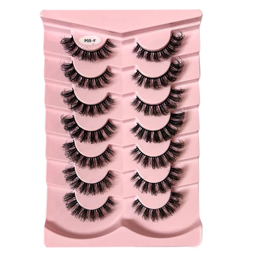 7-Pair Wispy Faux Mink Strip Lash Set
