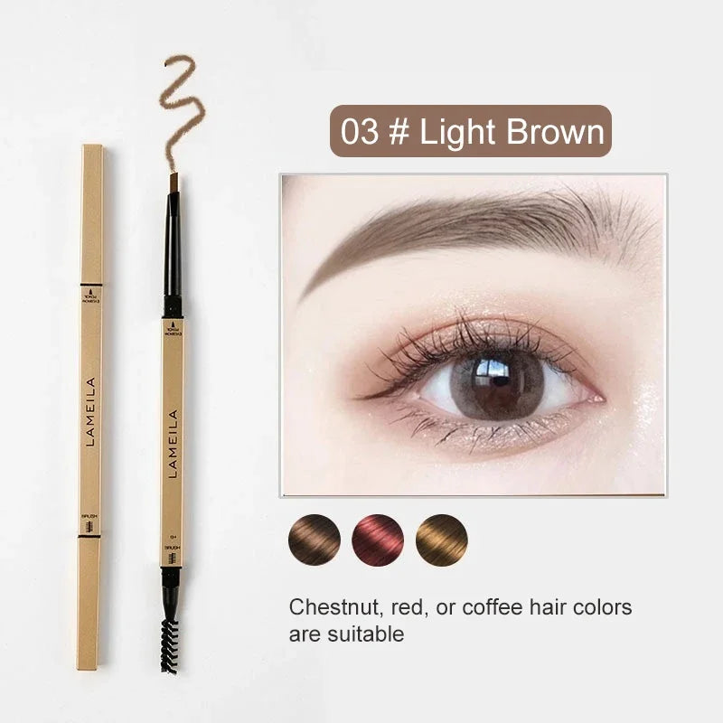 Double-Ended Waterproof Eyebrow Pen