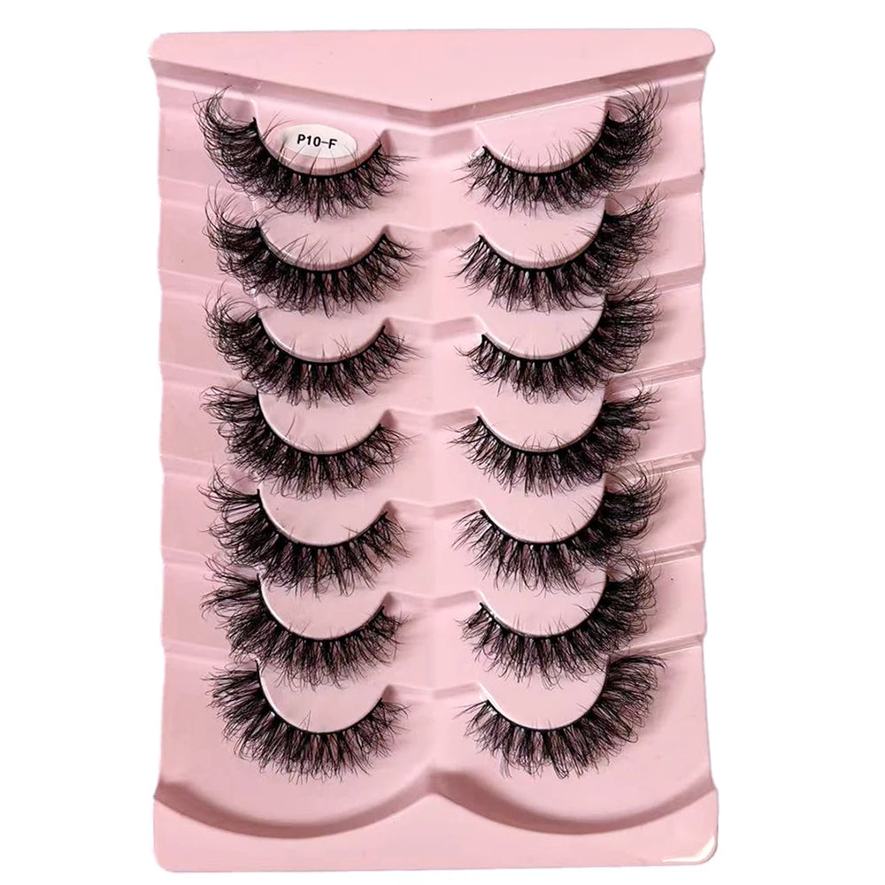 7-Pair Wispy Faux Mink Strip Lash Set