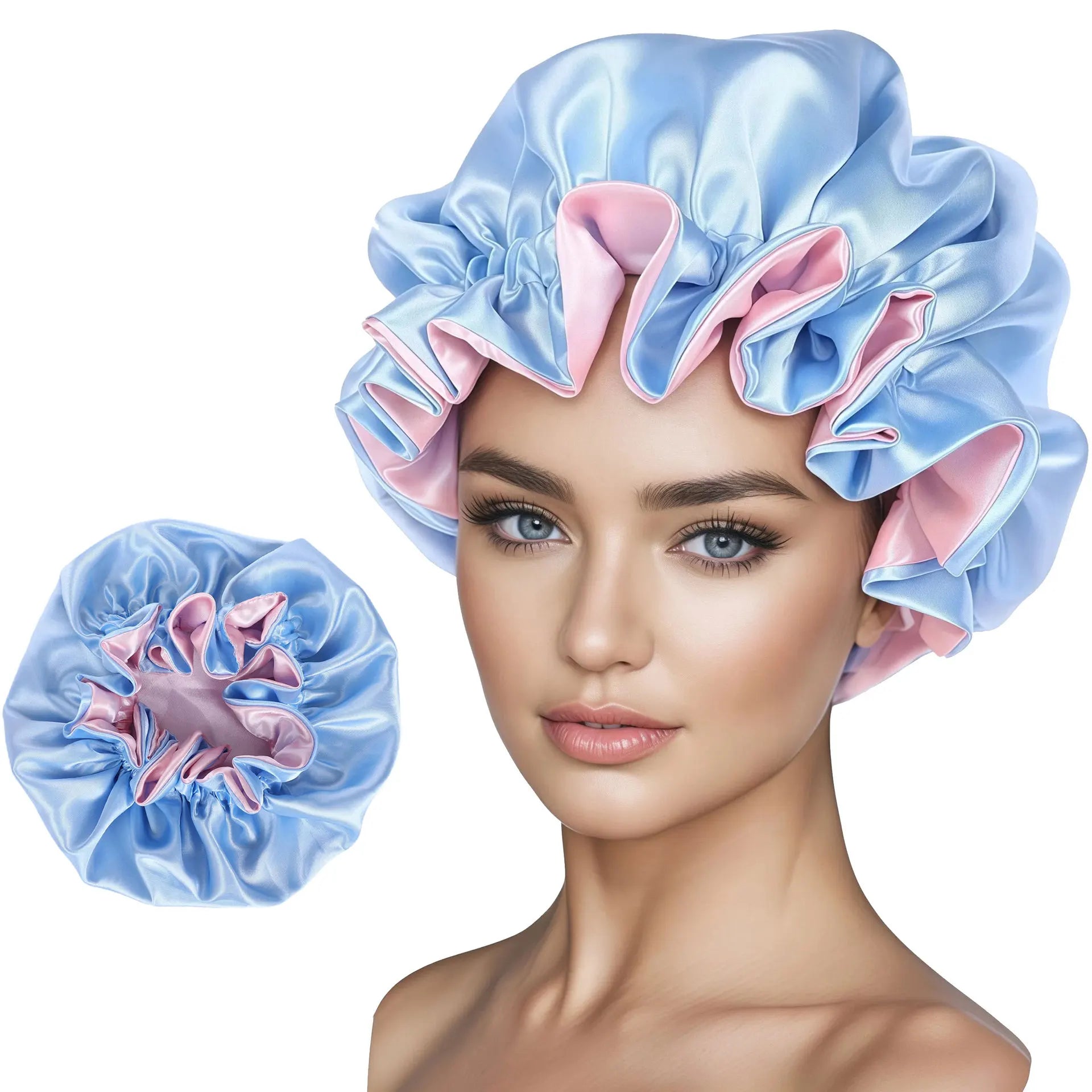 Reversible Satin Bonnet