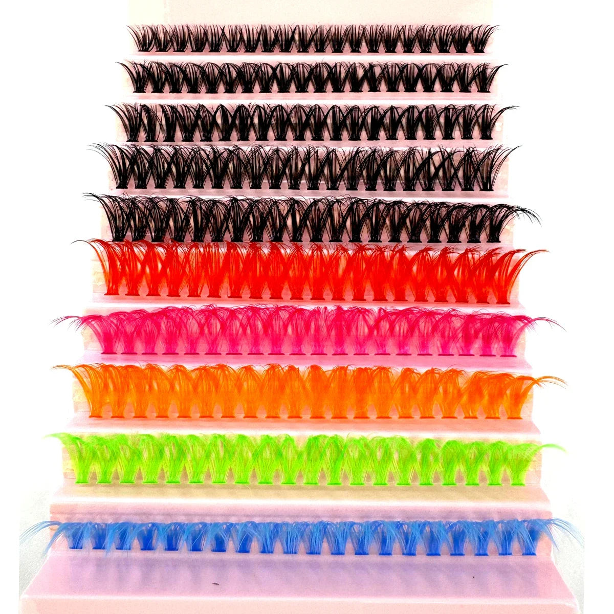 120-Piece Colored DIY Lash Cluster Kit