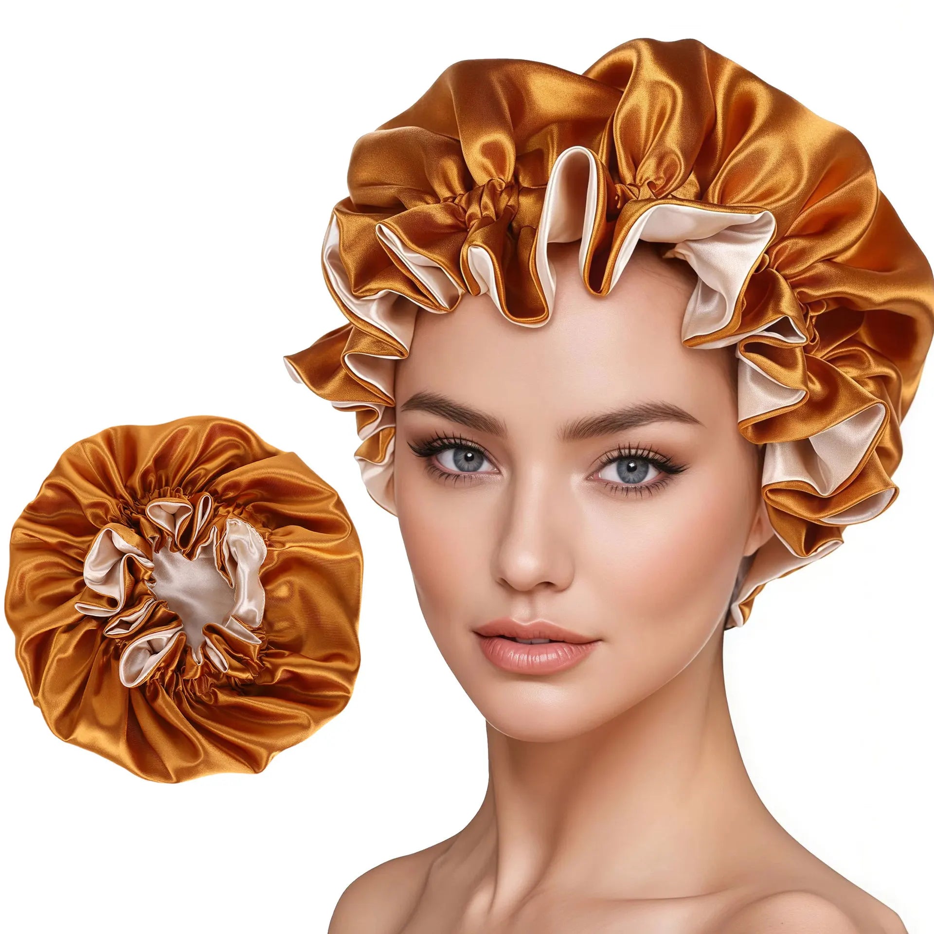 Reversible Satin Bonnet