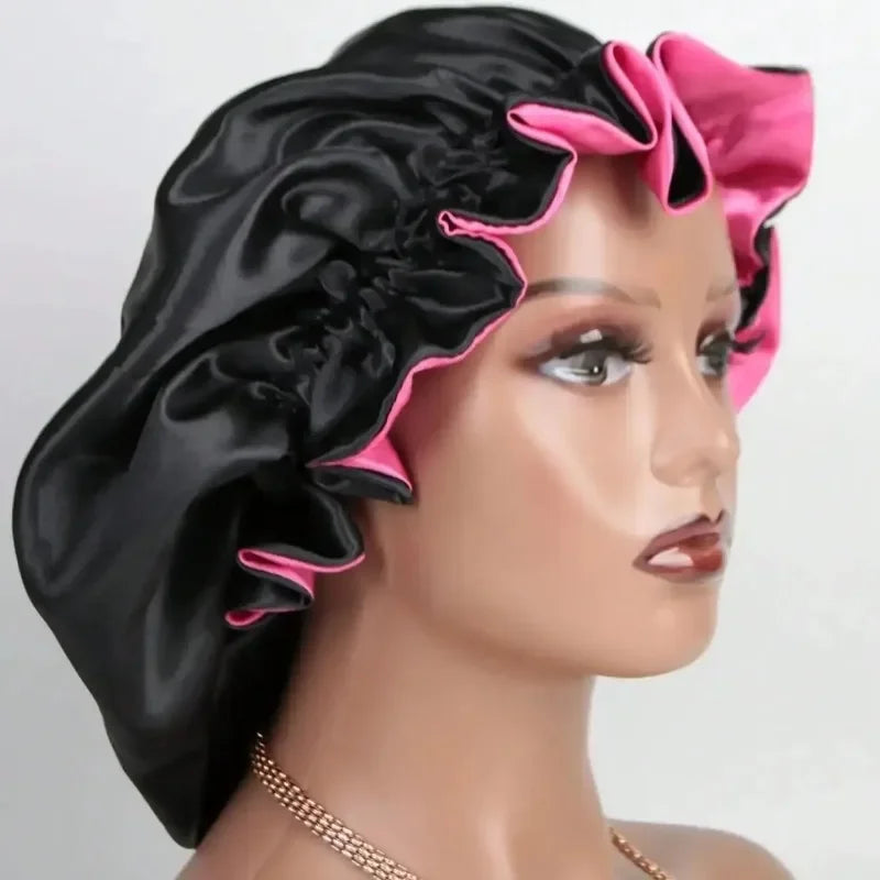 Reversible Satin Bonnet