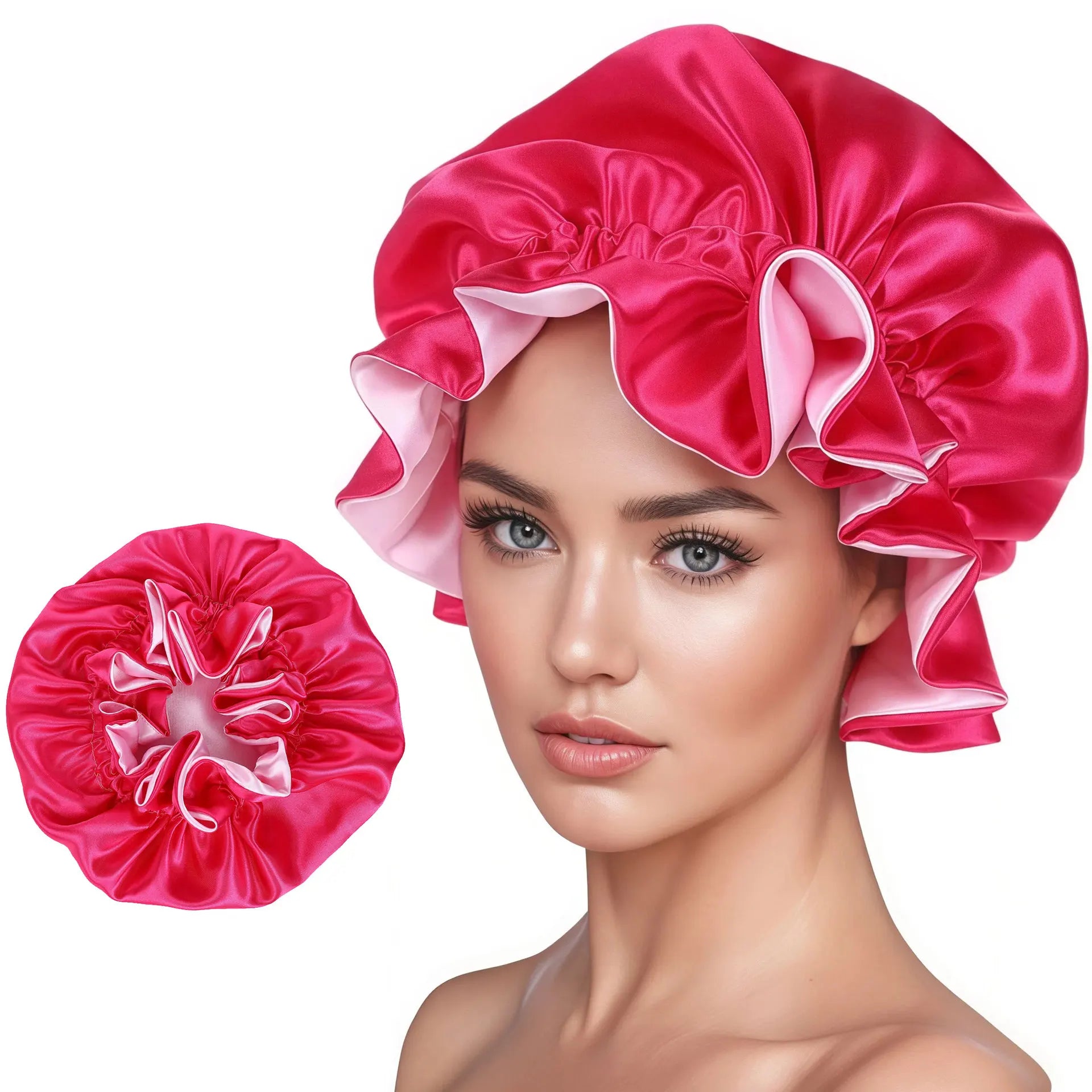 Reversible Satin Bonnet